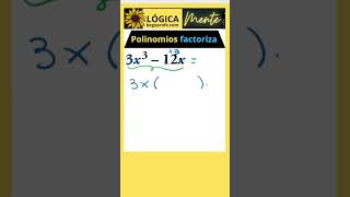 FACTORIZACIÓN de polinomios maths educacionmatematica algebra matematicas matematicasfaciles [upl. by Azyl]