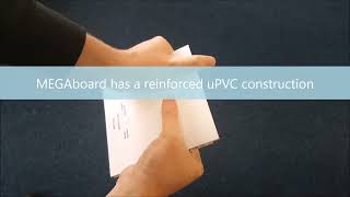 Testing MEGAboard 1 meter wide PVC bathroom wall boards [upl. by Lisabet]