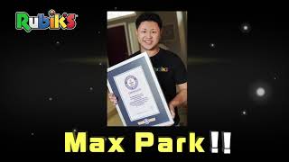 【ルービックキューブ】早回しギネス記録保持者MAX氏による早業！片手回しも！ [upl. by Iaka]