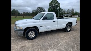 1999 Dodge Ram 1500 2 Door Regular Cab Pickup Truck 113168 Miles [upl. by Elkraps967]