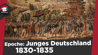 Junges Deutschland einfach erklärt Literaturepoche 18301835 Themen Sprache Vertreter erklärt [upl. by Yenahteb]