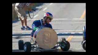 Ackles amp Padalecki at the Redbull soapbox derby charity race [upl. by Rehpotsrihc]