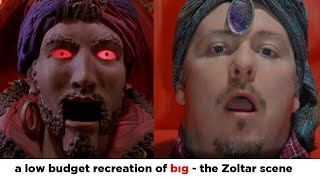 Big 1988  Zoltar Scene  A Low Budget Recreation [upl. by Jacob]