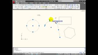 AutoCAD Tutorials  Using GRIP Selection [upl. by Buderus857]