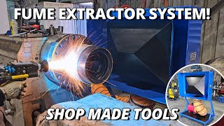 Building a FUME EXTRACTION System for Metal Arc Spraying  Shop Made Tools [upl. by Aitnuahs603]