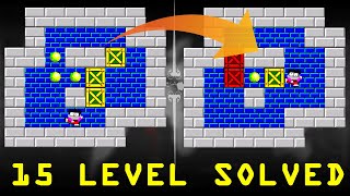 Sokoban level 15 solved   Kids gamer  Sokoban [upl. by Avi]