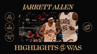 Cavs at Wizards  Jarrett Allen Highlights  10262024 [upl. by Ardnauqal]