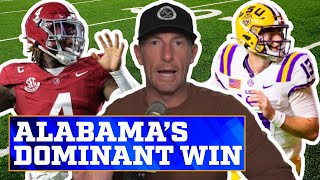 Alabama blows out LSU 4213 in a dominant win  Joel Klatt Show [upl. by Polish]