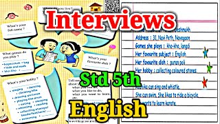 Interviews std 5  interview english question answer 5th standard  5th class english interview [upl. by Matta996]