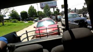 LAPD 12 Squad cars and shotguns for a parking ticket 4 [upl. by Strohben631]