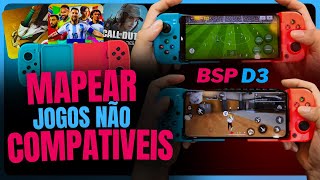 Como mapear o Gamepad BSP D3 em jogos não COMPATÍVEIS [upl. by Inalem]