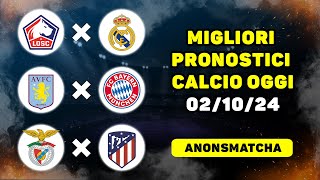 I migliori pronostici e consigli per le scommesse sul calcio di oggi Lille  Real Madrid [upl. by Llennoj]