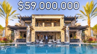 Touring a 59000000 Mediterranean Villa in the Most Expensive Neighborhood in USA [upl. by Linzy]