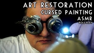 Art Restoration Cursed Painting ASMR [upl. by Stich909]