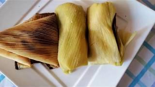 RECETA HUMINTAS O TAMALES pollopicanteRecetaSalteñasBolivianasPolloAlhornocomohacertucumanas [upl. by Atselec]