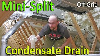 How to Install a Condensate Drain on MrCool Heat Pump Ducted MiniSplit [upl. by Horner265]