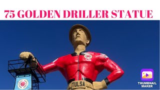 75 FT Tall Golden Driller Flea market at Tulsa Oklahoma  UKAYukay in Filipino [upl. by Otrebireh784]