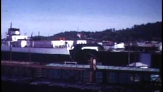 Ann Arbor Railroad At Elberta Loading The Carferries 19681972 [upl. by Hanahs]