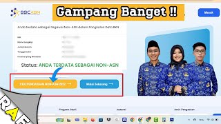 Gampang Banget  Cara Cek Data Non ASN di BKN [upl. by Noreg]