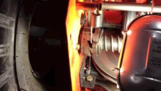 Ariens 30 deluxe sno thro or snow blower lock out trigger Mechanism [upl. by Navanod]