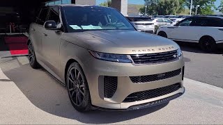 2024 Land Rover Range Rover Sport SV Edition One Carbon Bronze Sport Utility Livermore Pleasanton [upl. by Cloris]