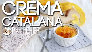 Come si prepara la Crema Catalana  tutorial video PetitChefit [upl. by Erreip]