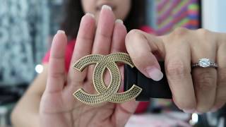 Chanel Logo Belt unboxing [upl. by Adrial]