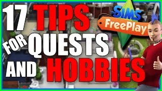 Sims Freeplay  17 Tips for Quests amp Hobbies quotSims Freeplay Gameplayquot [upl. by Drexler]