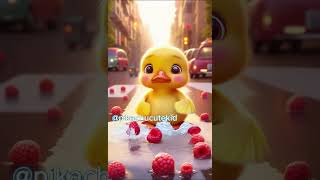 Theduckling just bought some raspberries and accidentally dropped them on the road raspberry duck [upl. by Ahseym]