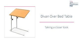 Divan Overbed Table  Taking a closer look [upl. by Ronnie433]