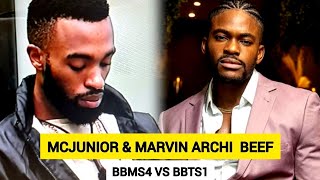 Marvin achi and Mcjunior beef  Big brother mzansi season 4 Winner [upl. by Akeme403]