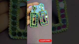 Diy new design earringdiyhandmade kundanjewelery kundanearring shortsytshortsCrafterAditi [upl. by Sams]