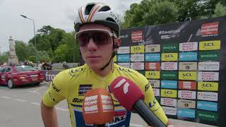 Remco Evenepoel  Interview at the start  Stage 6  Critérium du Dauphiné 2024 [upl. by Abrahams609]