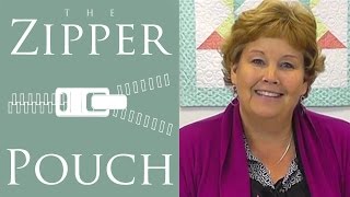 Make a Zipper Pouch with Jenny Doan of Missouri Star Video Tutorial [upl. by Aneed]