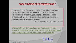 Formazione dei Lavoratori  Parte Generale 4 ore [upl. by Zimmerman]