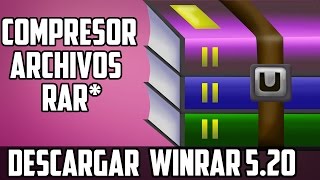 Descargar e Instalar Winrar 52 Full Ultima Versión 201819 32 y 64 Bits [upl. by Suiravat]