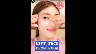 Eyelift yoga face yoga for youth full skin [upl. by Neelak418]