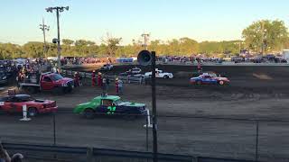 Figure 8 racing in Nashua Fair  630pm Cruisers Heat 2 [upl. by Sulohcin]