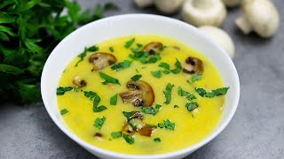 Kartoffelsuppe mit Pilzen Sehr einfach und lecker [upl. by Yesnyl]