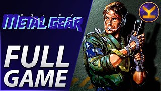 Metal Gear 1987 MSX2  Full Game 100 Complete Walkthrough Gameplay [upl. by Jehanna]