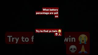 What is your battery charge at [upl. by Lidah931]