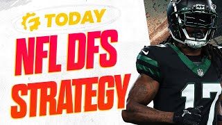 Midweek Update for NFL DFS Strategy Week 10  RotoGrinders Today [upl. by Auqkinahs]