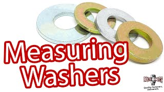 How to Measure Round Washer Size Works for Flat amp Fender Washers [upl. by Leahicm47]