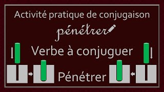 Conjugaison des verbes  Verbe Pénétrer [upl. by Anilatsyrc]