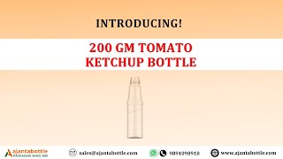 quot200 GM TOMATO KETCHUP BOTTLEquot FOR  KETCHUP SAUCE [upl. by Salim]