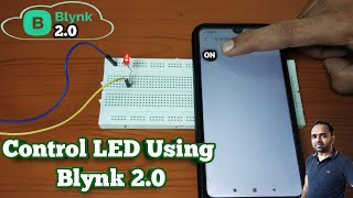 Control LED using Blynk 20Blynk IOT using Simple Program  Blynk 20 Projects  Node MCU Projects [upl. by Alison]