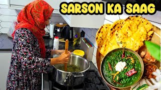 Sarson ka Saag And Stuffed Pratha Wife Made [upl. by Emmons]