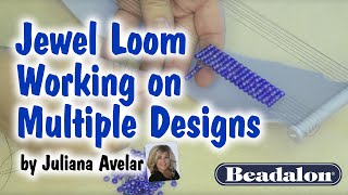 Jewel Loom  Working on Multiple Designs  by Juliana Avelar [upl. by Madonna167]