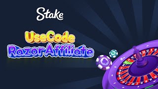 Stake Promo Code 2024 RAZORAFFILIATE [upl. by Ecnerol469]