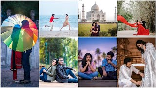 Pre Wedding Photoshoot  Photography Ideas  Pre Wedding  Photo poses  Marriage  Creative snaps [upl. by Einafit51]